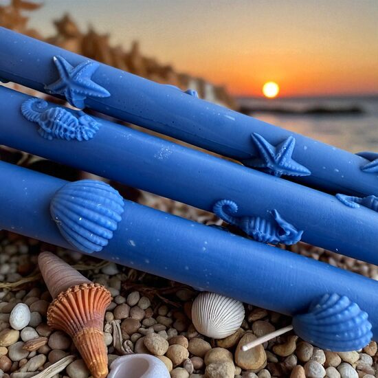 Jūras sērijas galda sveču komplekts