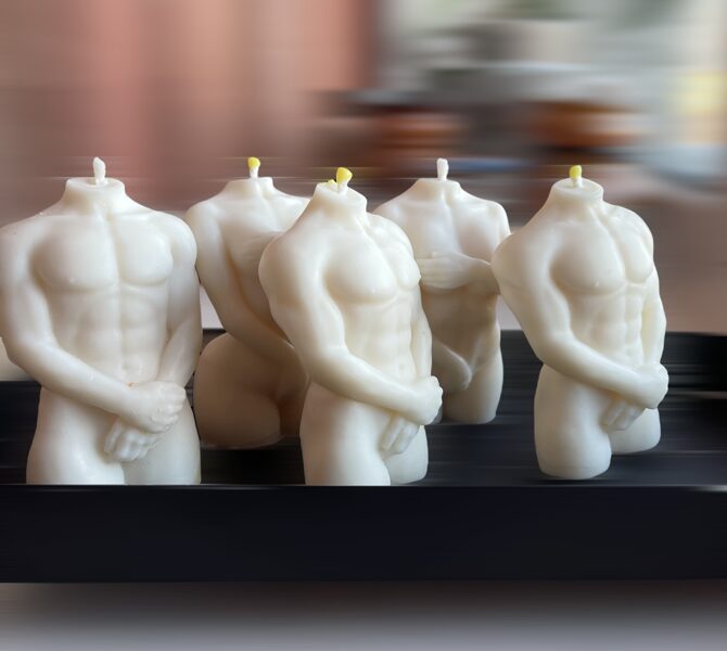 Kokosriekstu sveču vaska figūra Nr.2