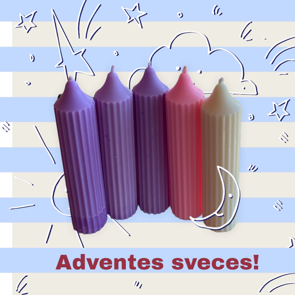 Sojas vaska Adventes sveces!!!