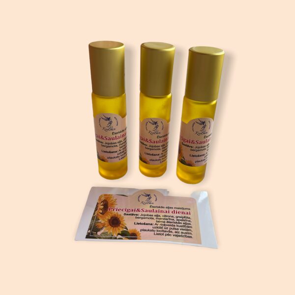 Aromrullītis “Priecīgai &Saulainai dienai" 10 ml.