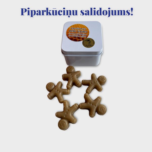 Jaunums - Bišu vaska kausējamie cilvēciņi ar piparkūku aromātu+kausējamā lampa
