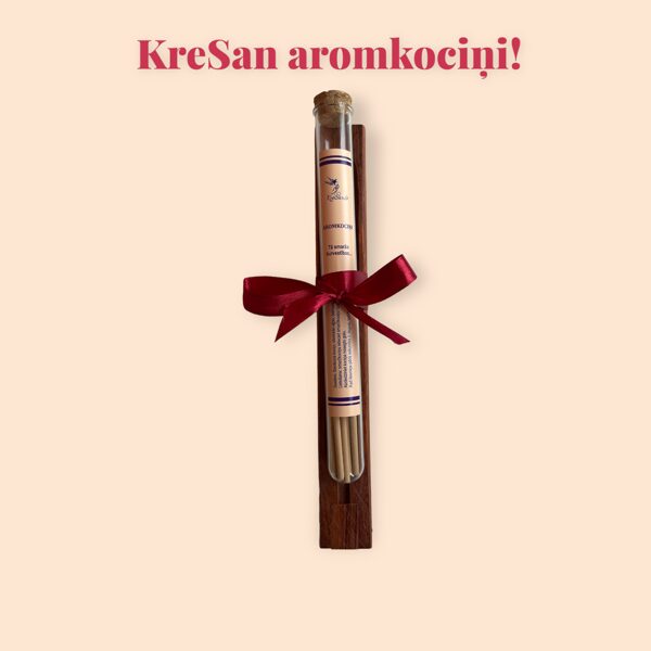 Aromkociņi kopā ar turētāju