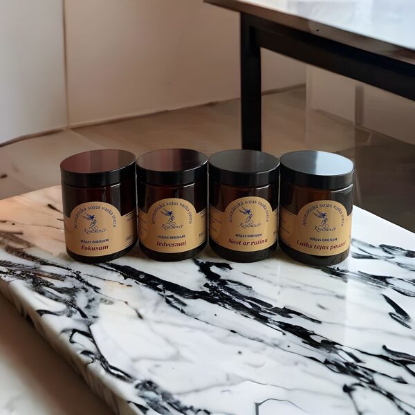 Uzlabo produktivāti mājas birojā vai atvērtā ofisā ar KreSan četru aromātu komplektu